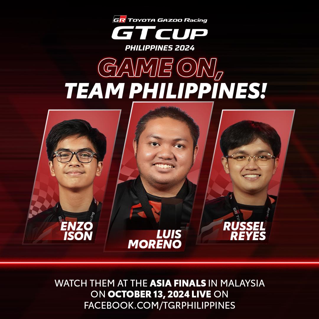 START YOUR ENGINES: Team Philippines to TGR GT Cup Asia Finals complete