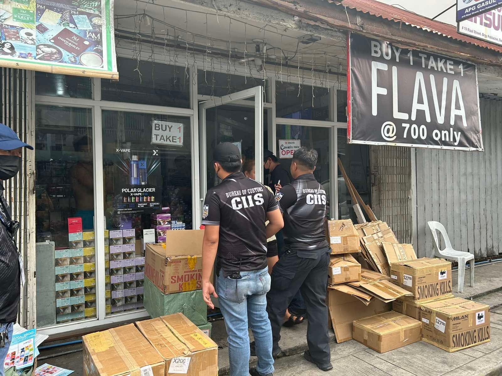 Gov't widens crackdown on vape, cigarette smuggling