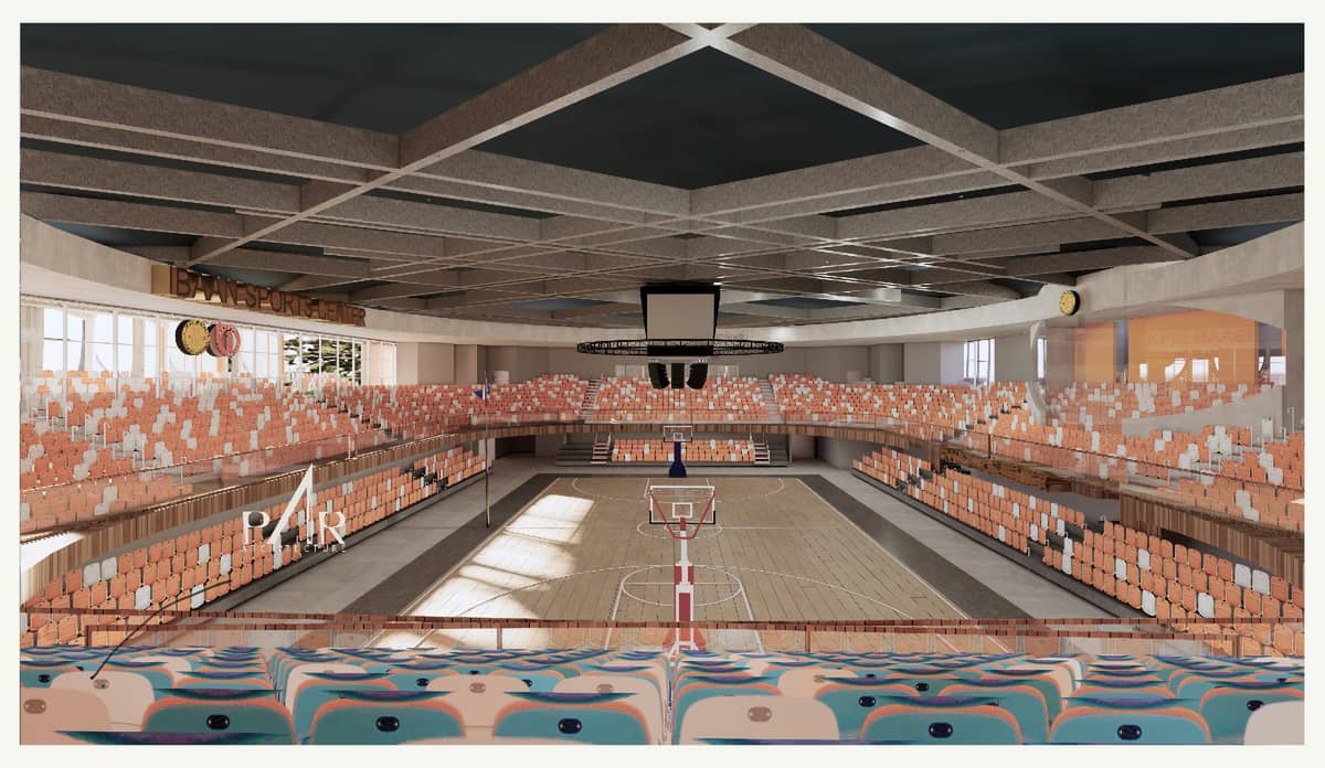 wide stadium of the Ibaan Cultural and Sports Center.