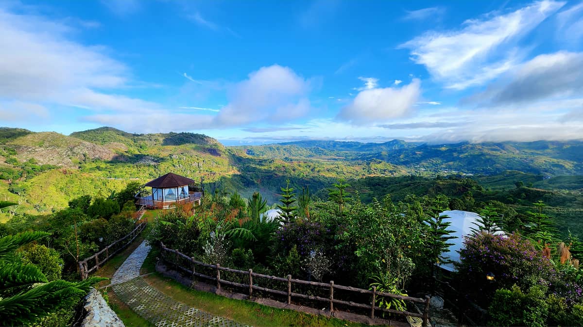 The surrounding hills in Kitaotao, Bukidnon — situated at Mindanao’s highest elevation and known for its chillly climate —as seen from Kavanah Haven Resort in Lorega.