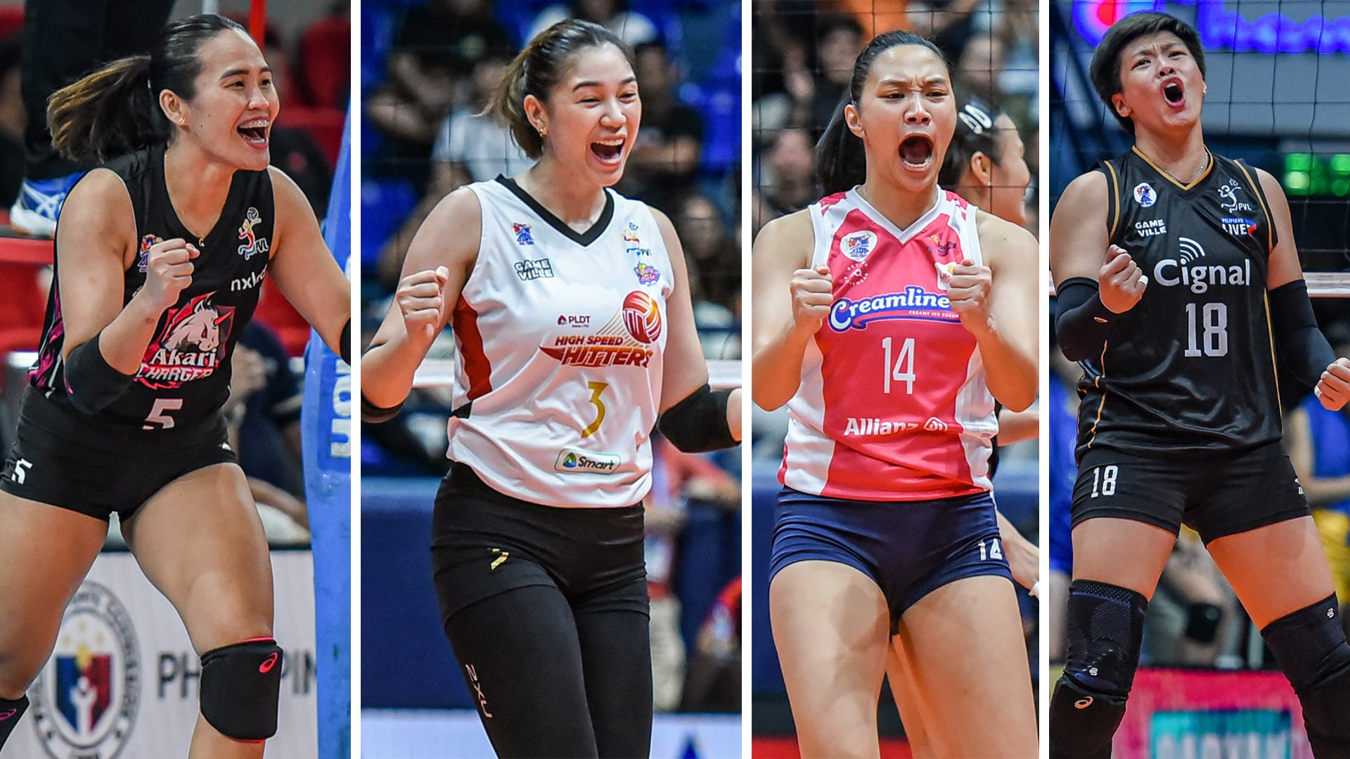 THE STAGE IS SET: Akari, PLDT Creamline, Cignal vie for final spots