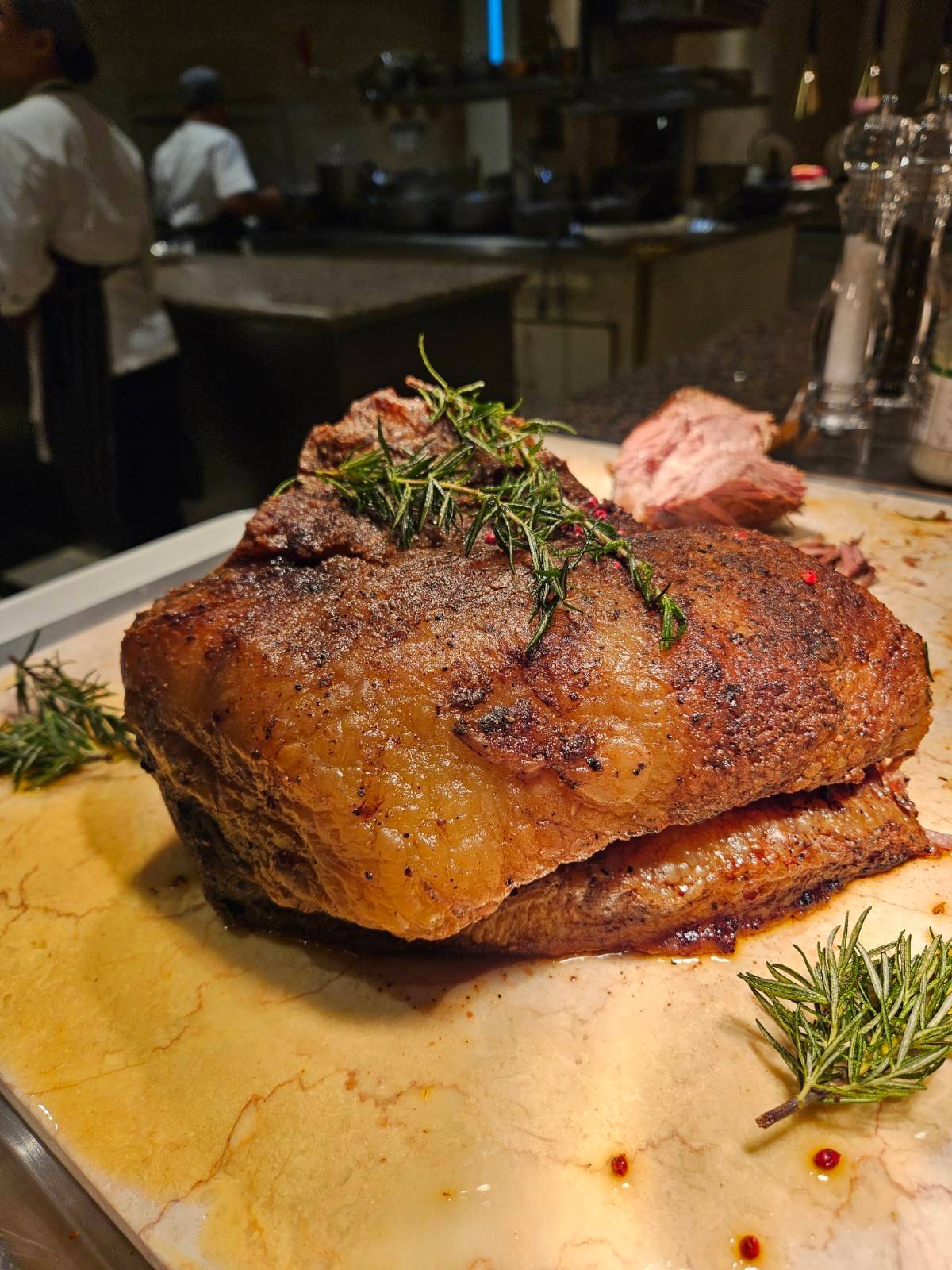 ROASTED beef