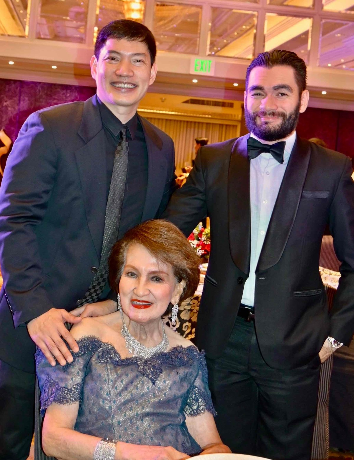 Nene Leonor, Carlo Montemayor and David Ackerman.