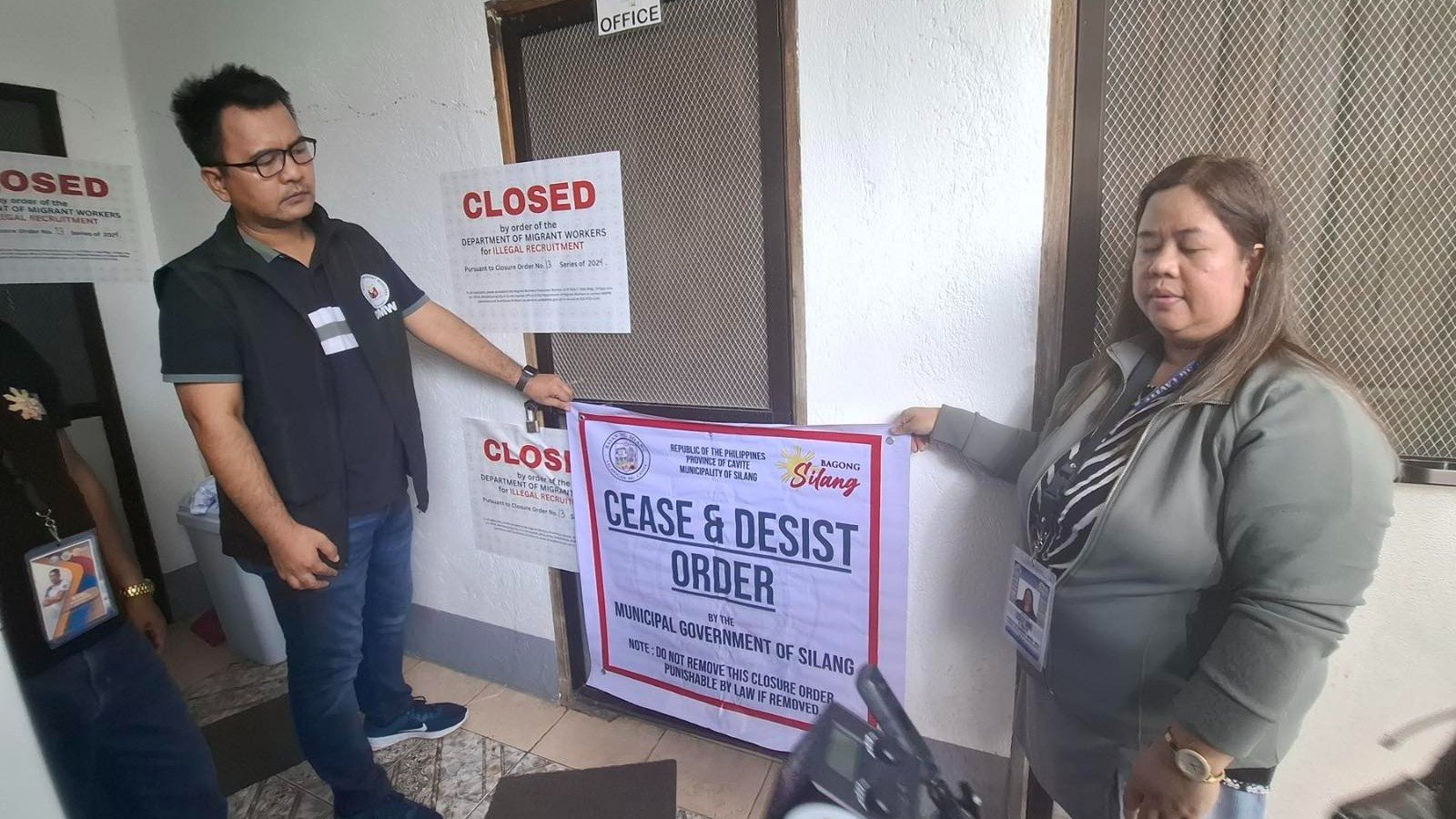 DMW shuts down illegal language training center in Cavite