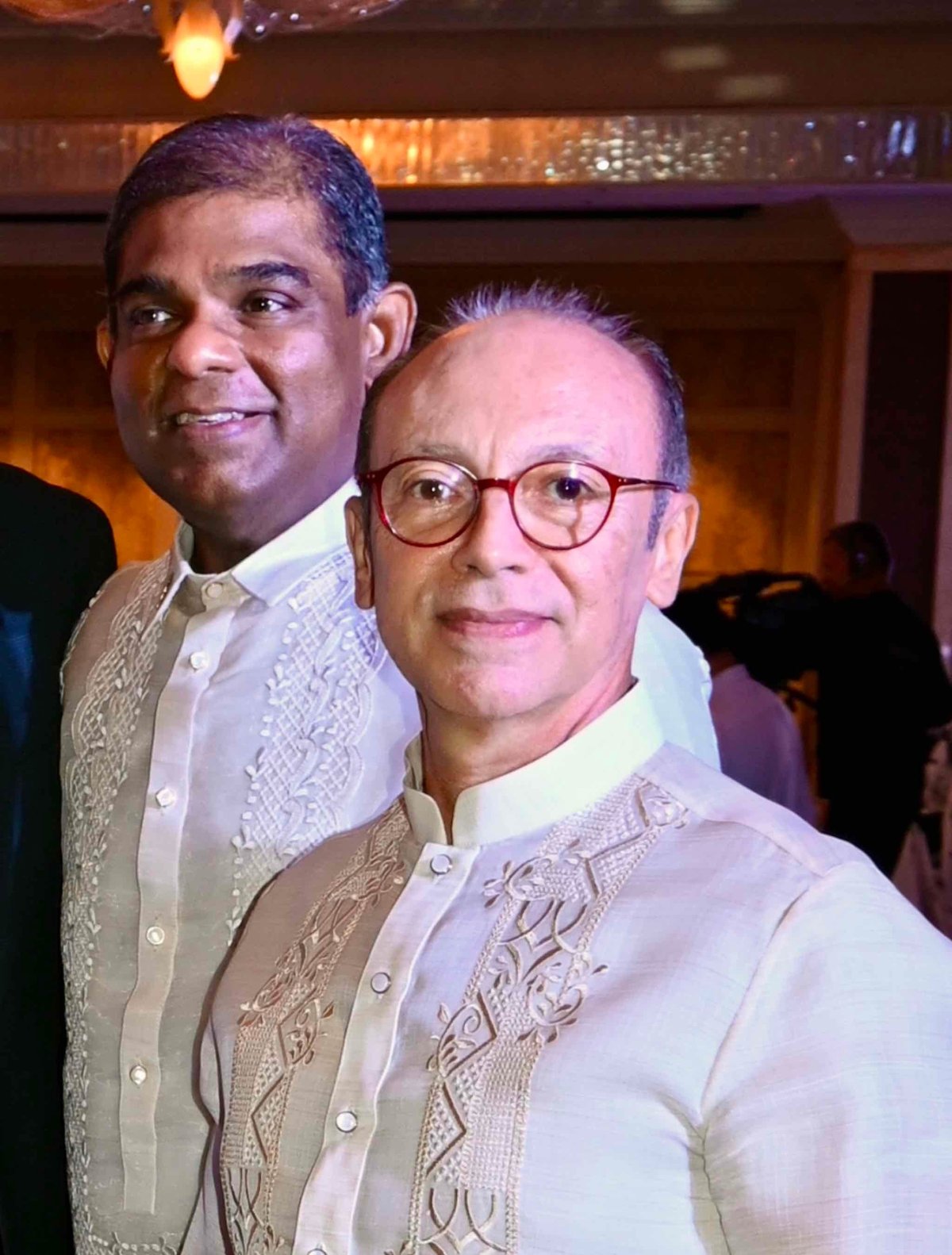 Malaysian Ambassador Abdul Castelino and Moroccan Ambassador Rida El Fassi.