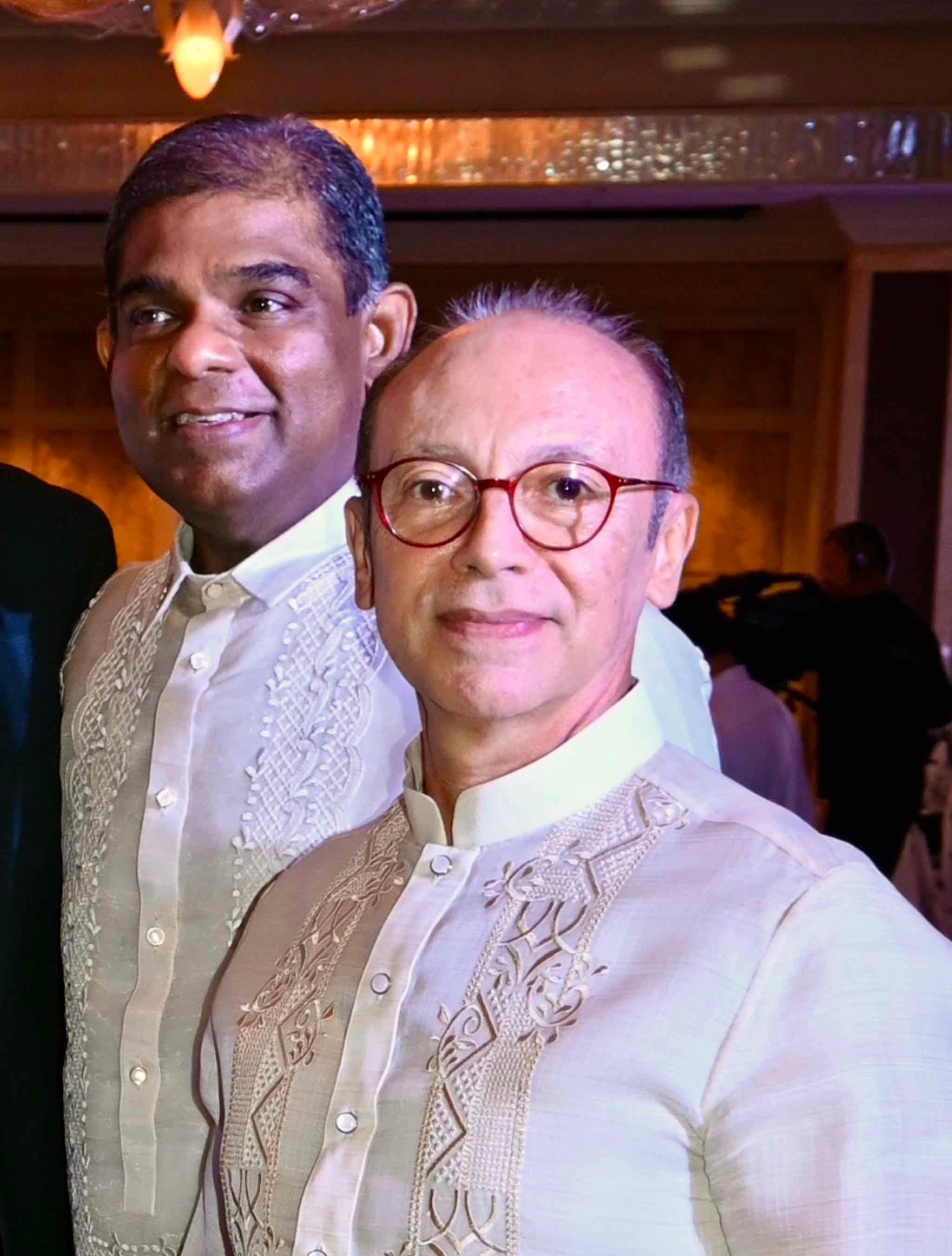 Malaysian Ambassador Abdul Castelino and Moroccan Ambassador Rida El Fassi.