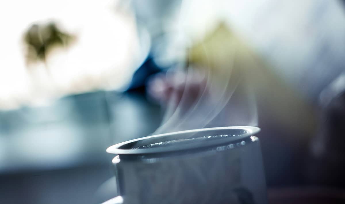 TAKE a cup of very warm water.