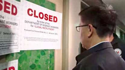 Mandaluyong recruitment agency shut down