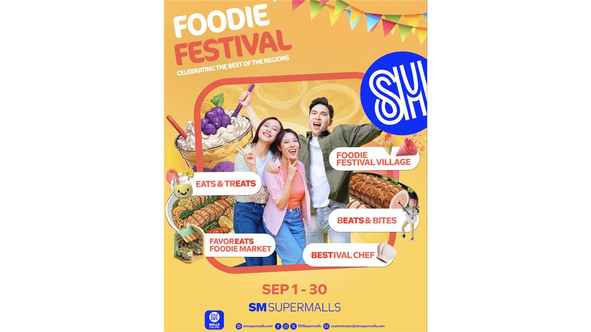 Calling All Foodies: SM Supermalls celebrates the best of the regions this September