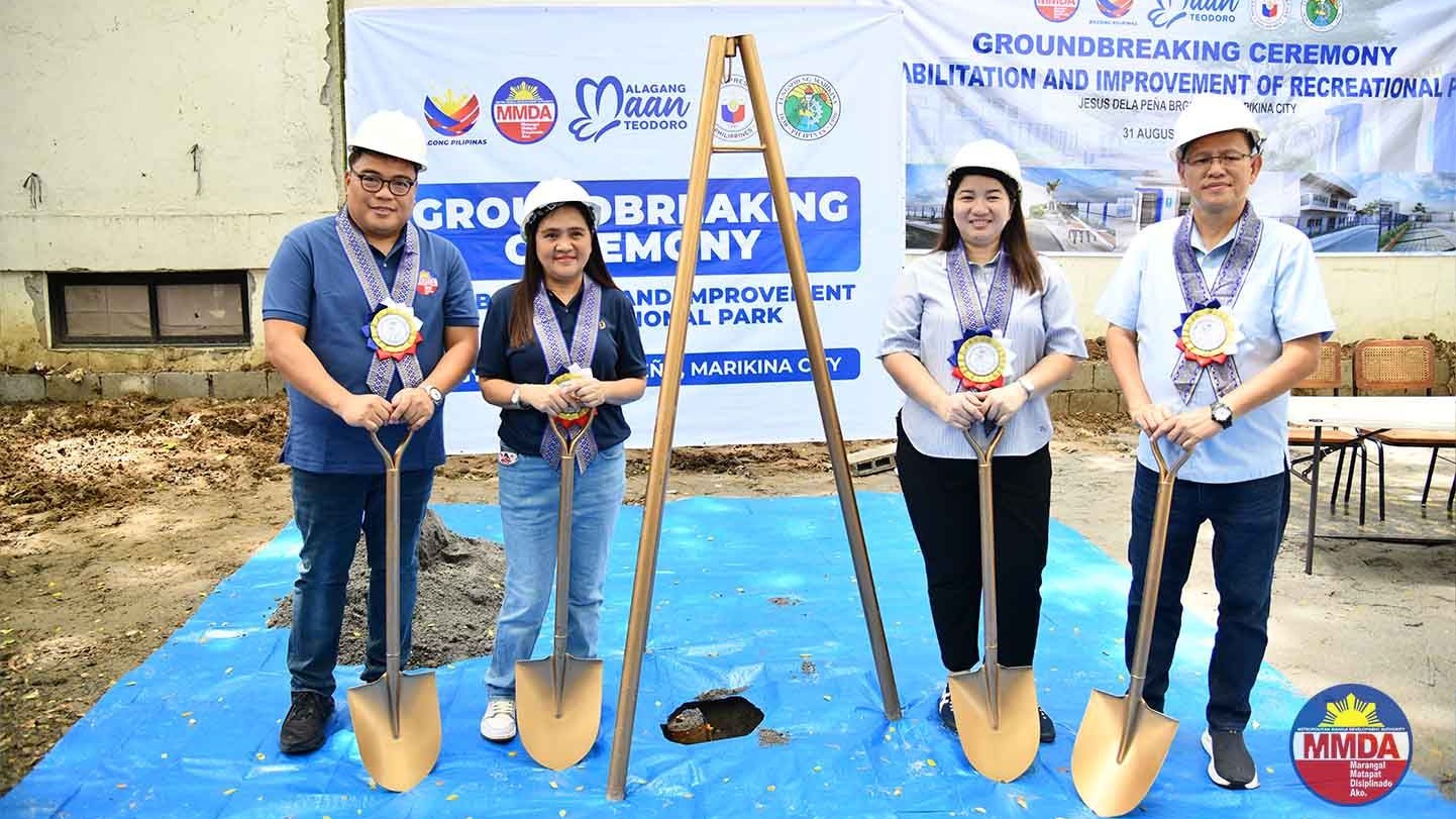 MMDA breaks ground on Jesus Dela Peña Park rehab