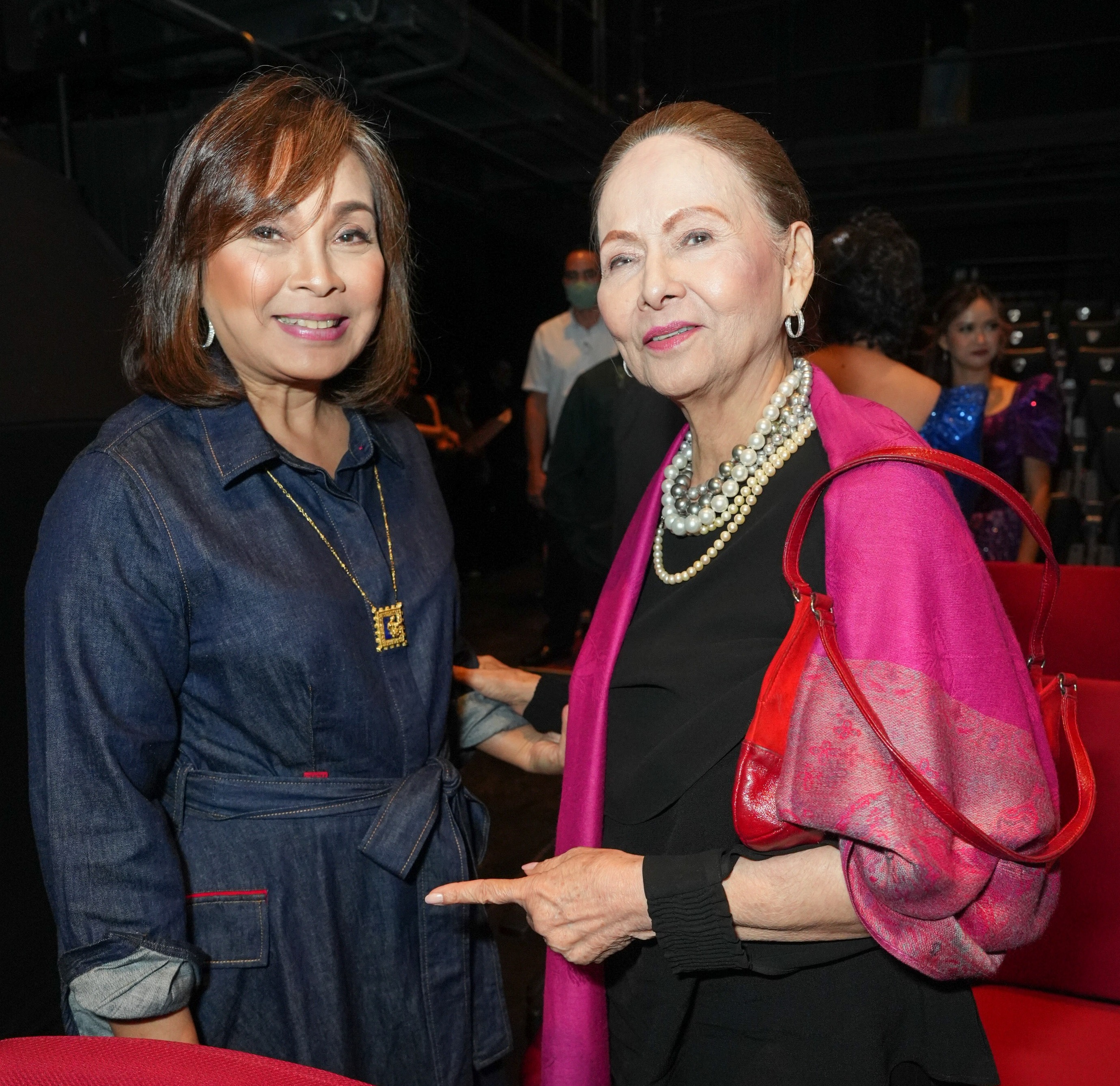 Senator Loren Legarda and Triccie Sison.
