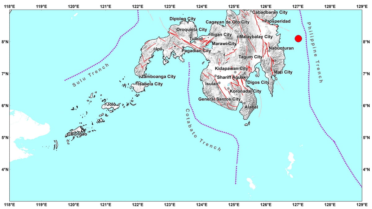2 quakes jolt Southern Mindanao