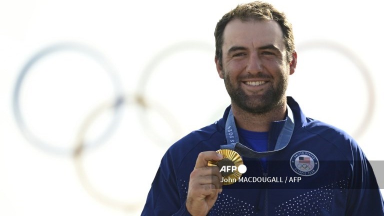 Scheffler pips Fleetwood to thrilling Olympic golf gold