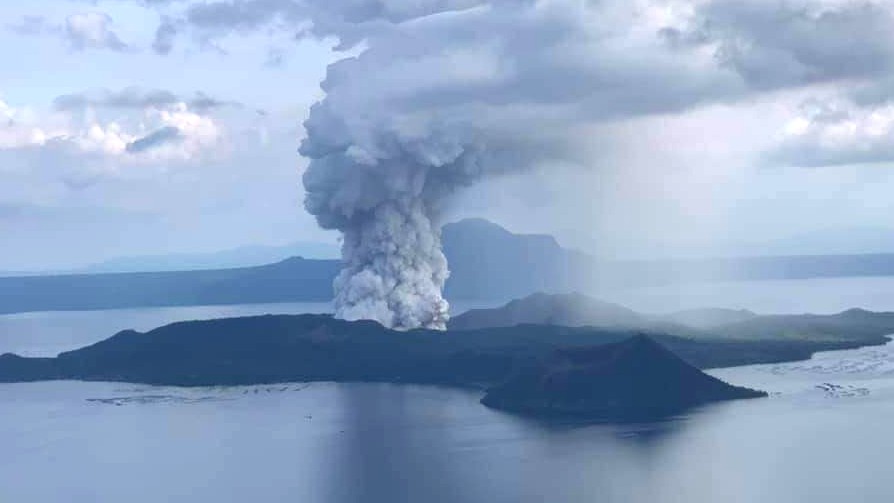 Taal spews over 4K tonnes of sulfur dioxide