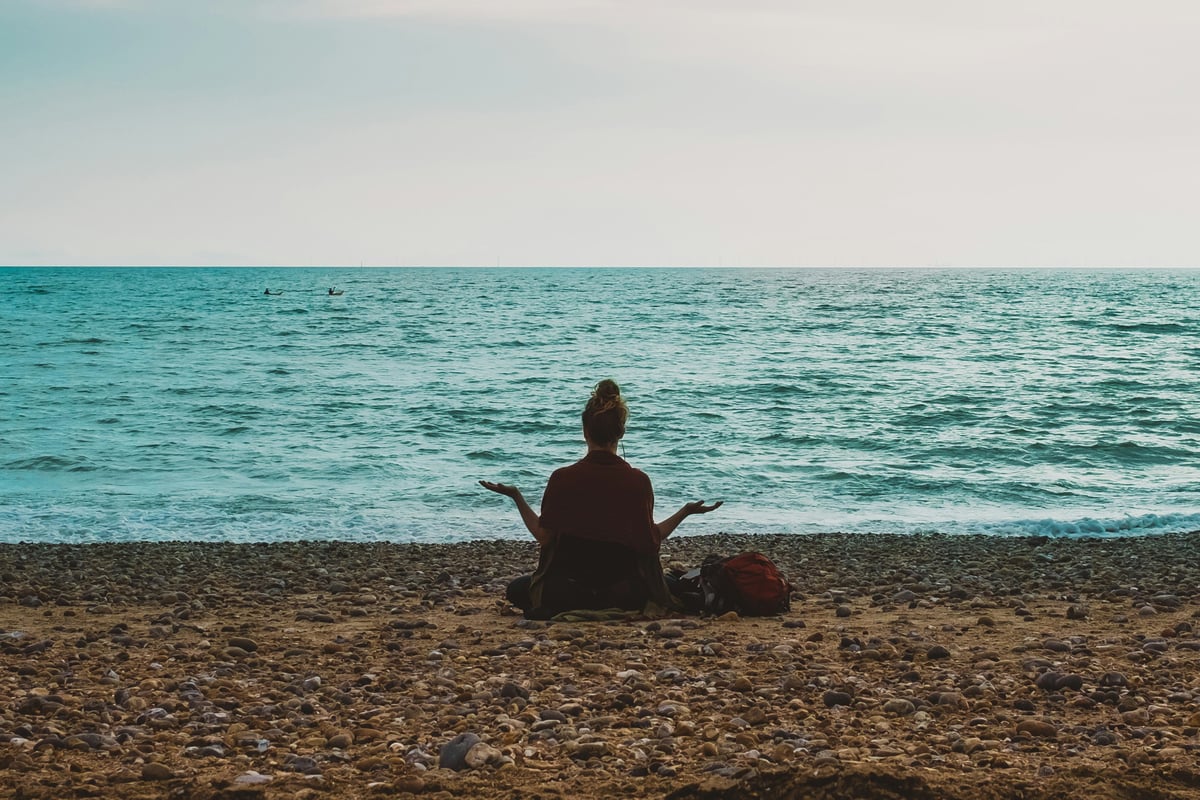 MEDITATION can give you a sense of calm.