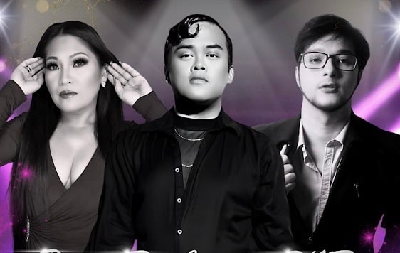 FILIPINO artists Dessa, Troy Laureta and DK Tijam.