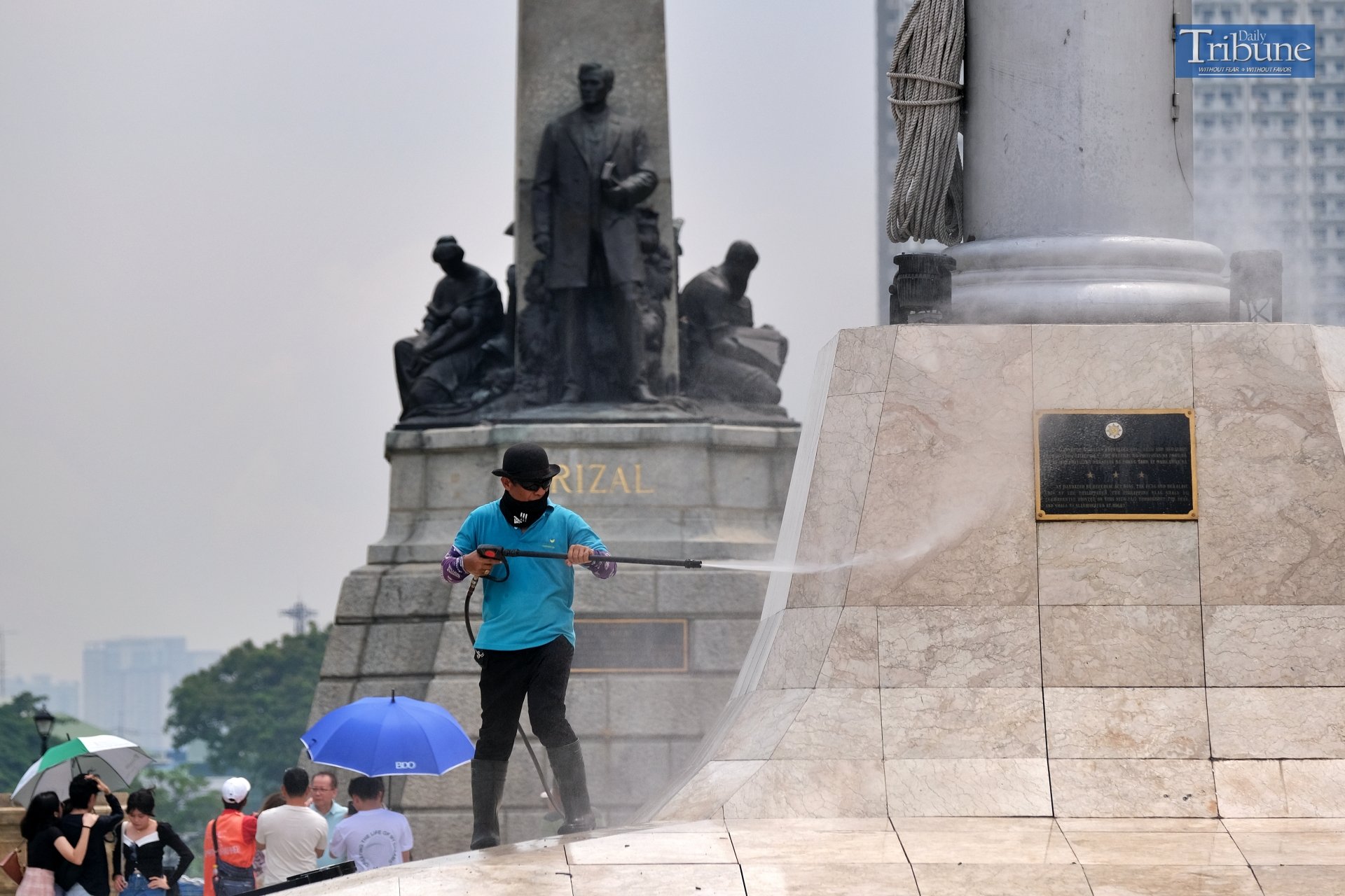 PARK CLEANER'S HUGE TASK