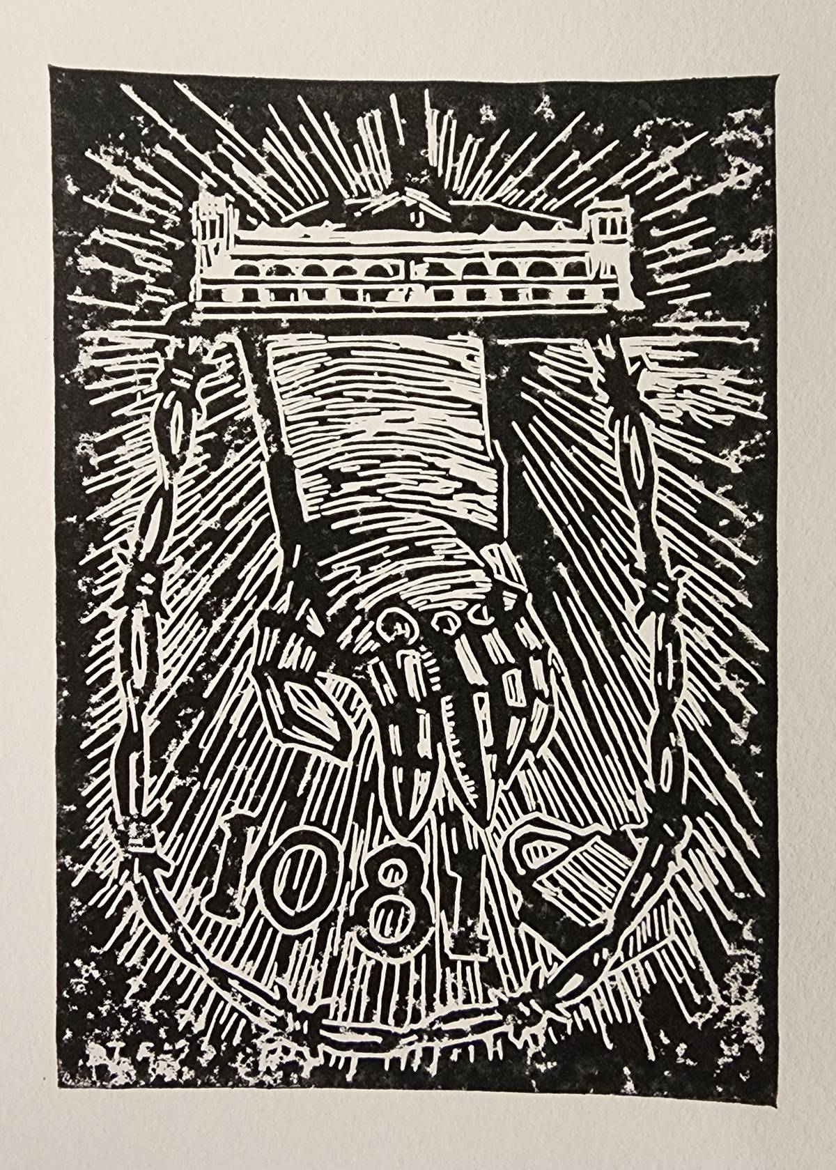 Prints by Egai Talusan Fernandez and Ang Gerilya about a dark chapter of Philippine history were up for grabs at the Human Rights Violations Victims Memorial Commission booth.