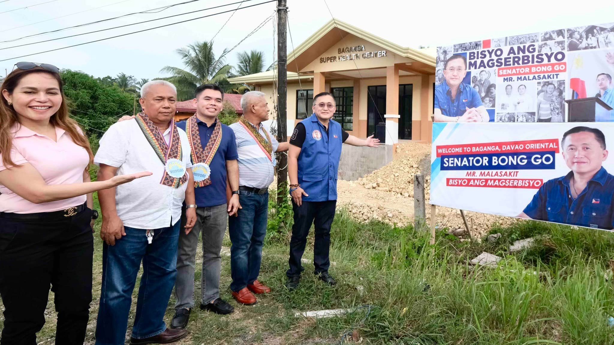 Go inspects new Davao Oriental super health center