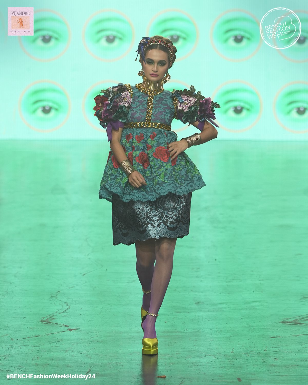frida kahlo inspired look by Chito Vijandre.