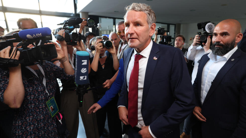 Germany’s far-right AfD wins first 
state election
