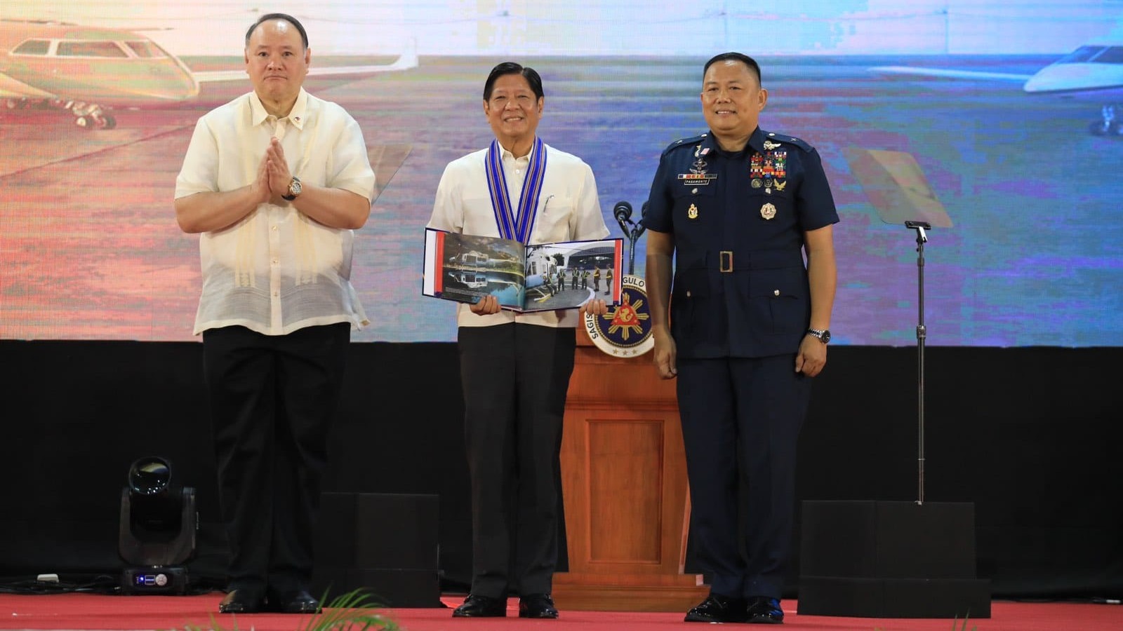 Marcos touts 'Bluebird' contribution to disaster response ops