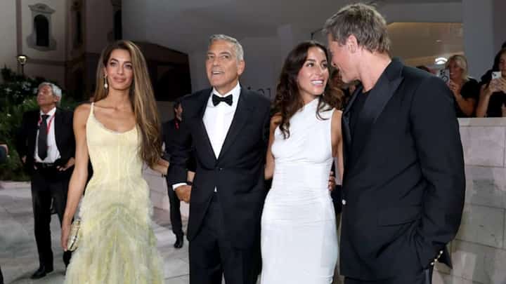 George and Brad and their partners