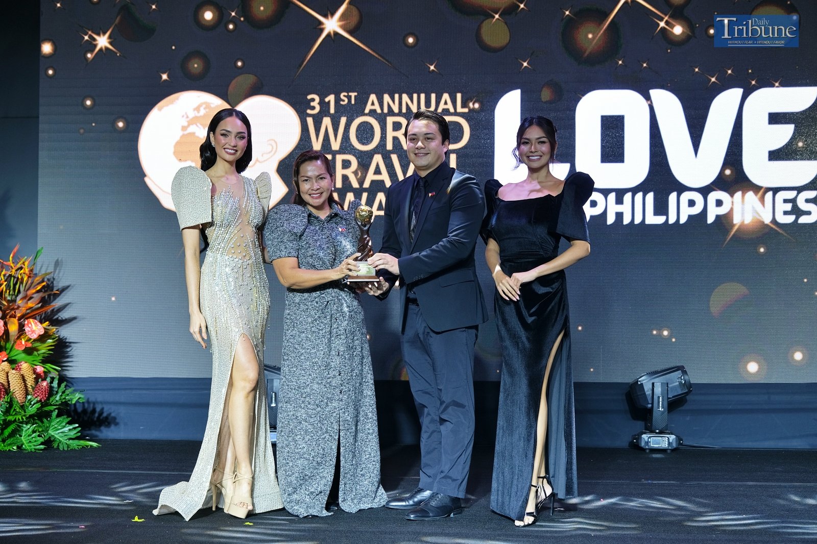 Awardees on stage