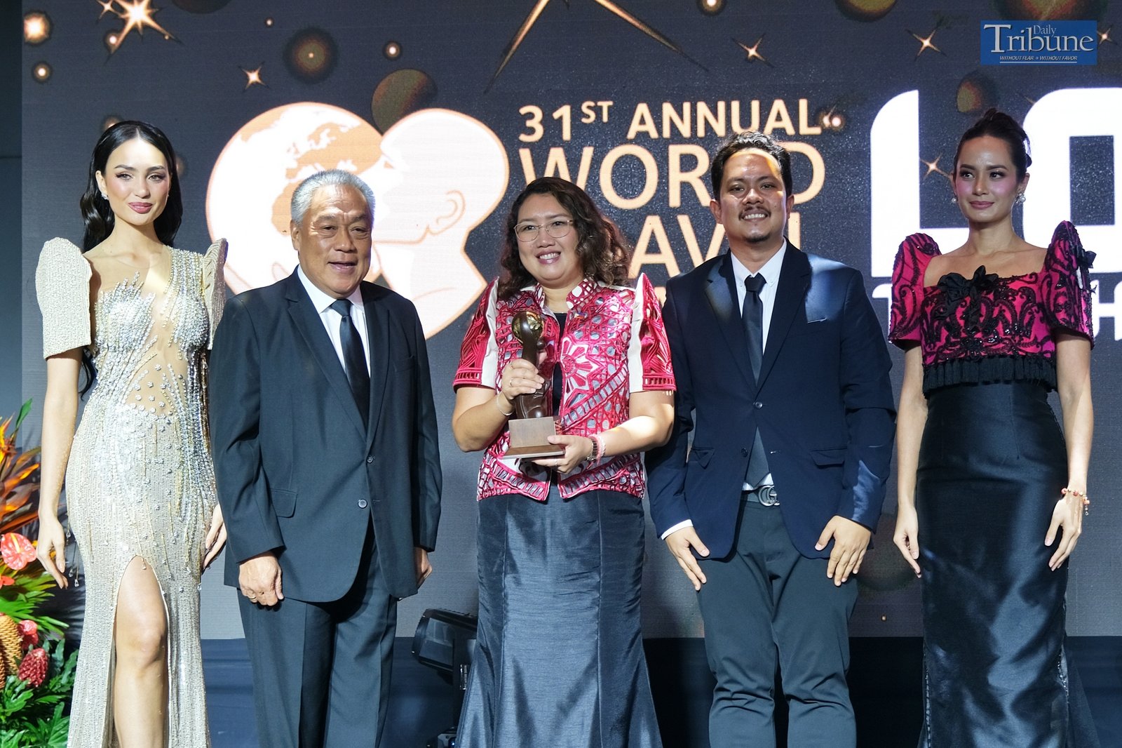 Awardees on stage
