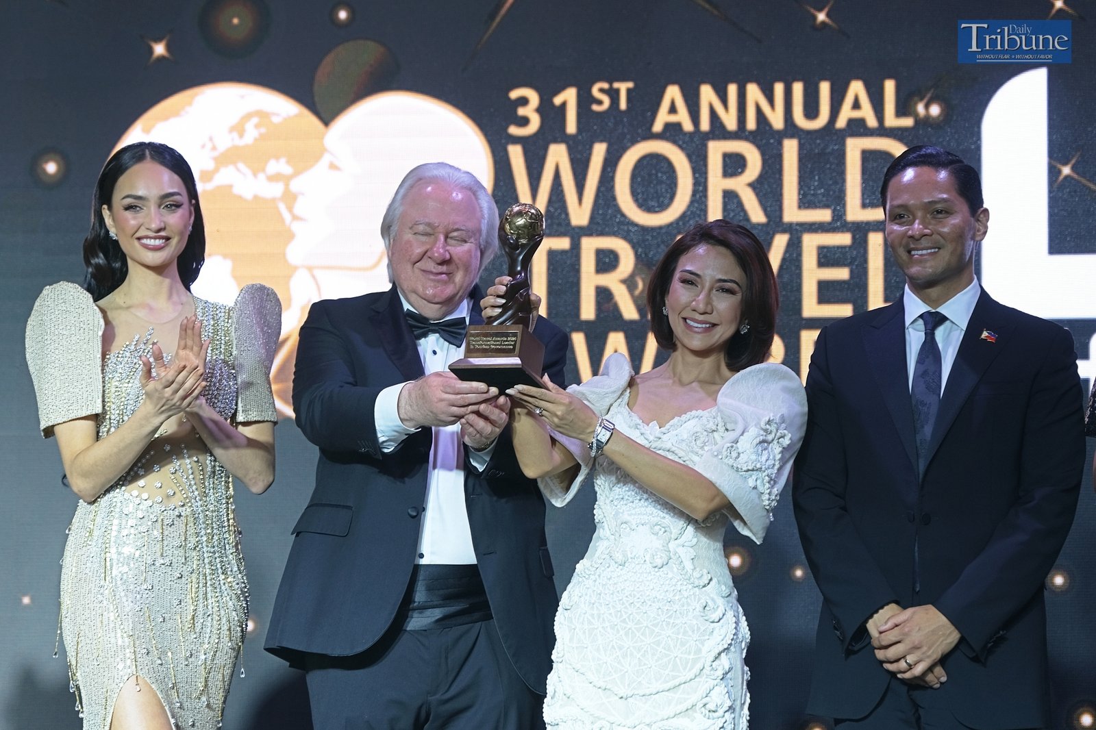 Awardees on stage