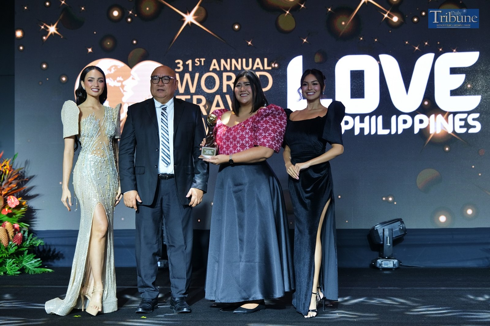Awardees on stage
