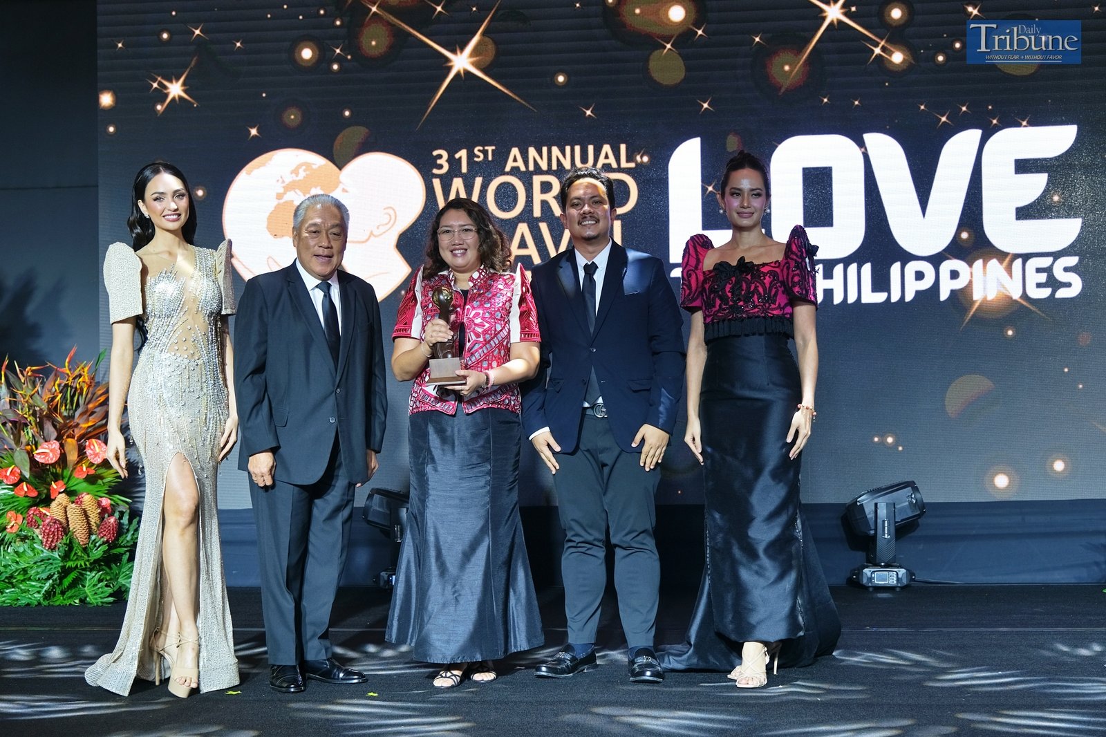 Awardees on stage