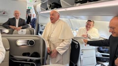 Cardinal Tagle accompanies Pope Francis on his apostolic journey