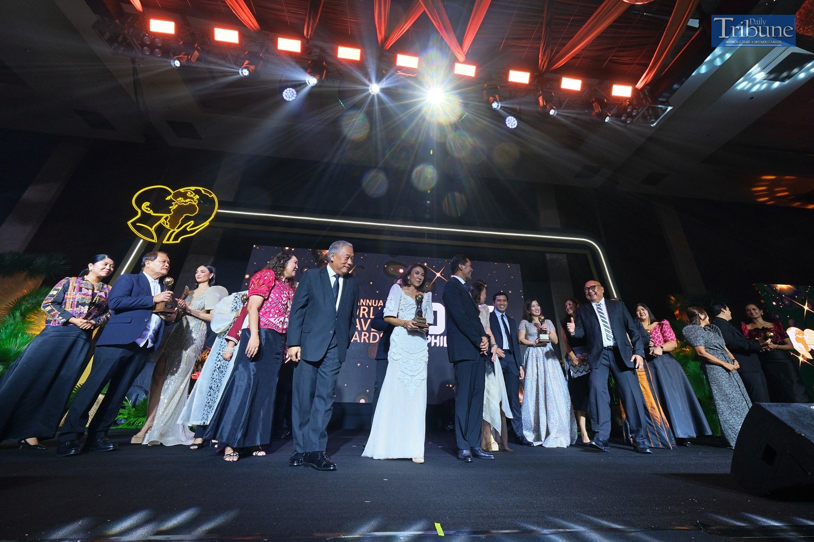 Awardees on stage