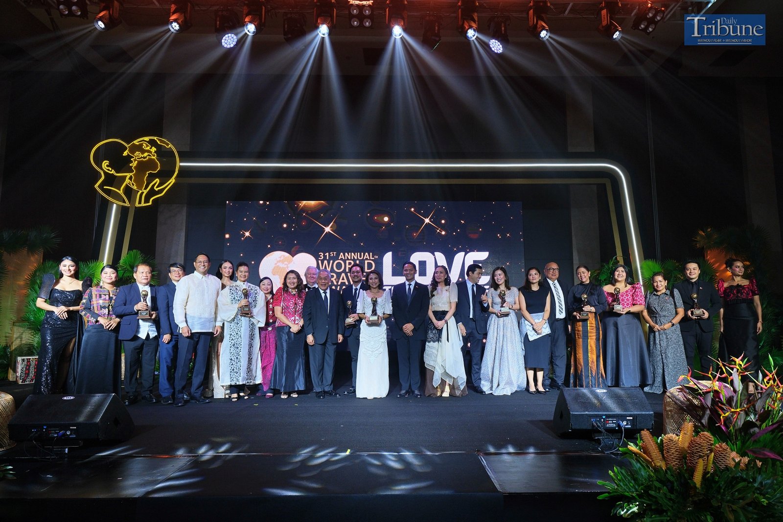 Awardees on stage