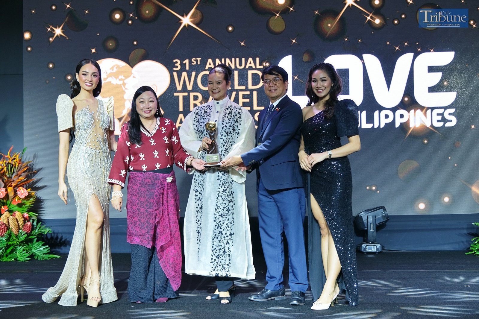 Awardees on stage