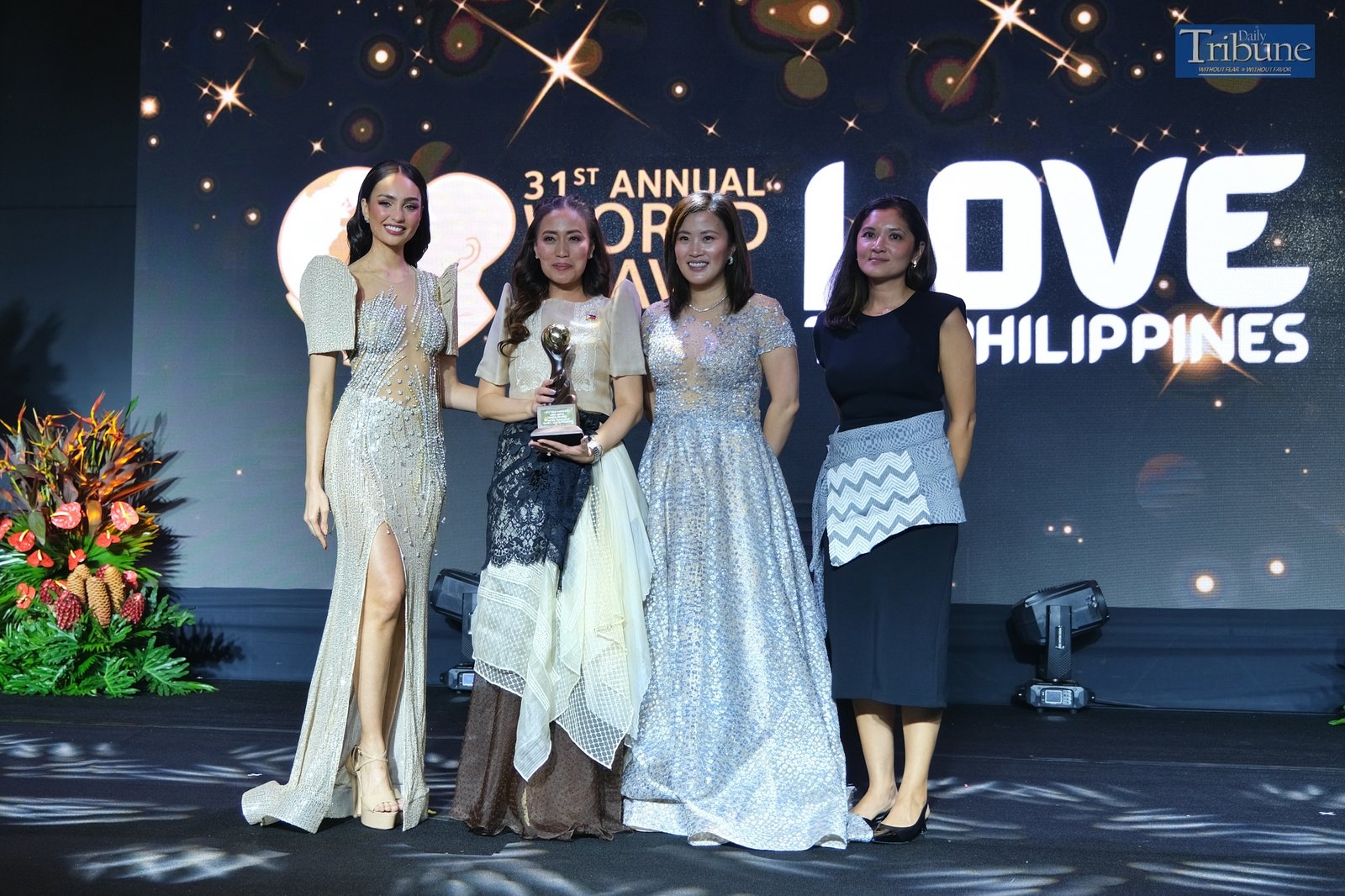 Awardees on stage