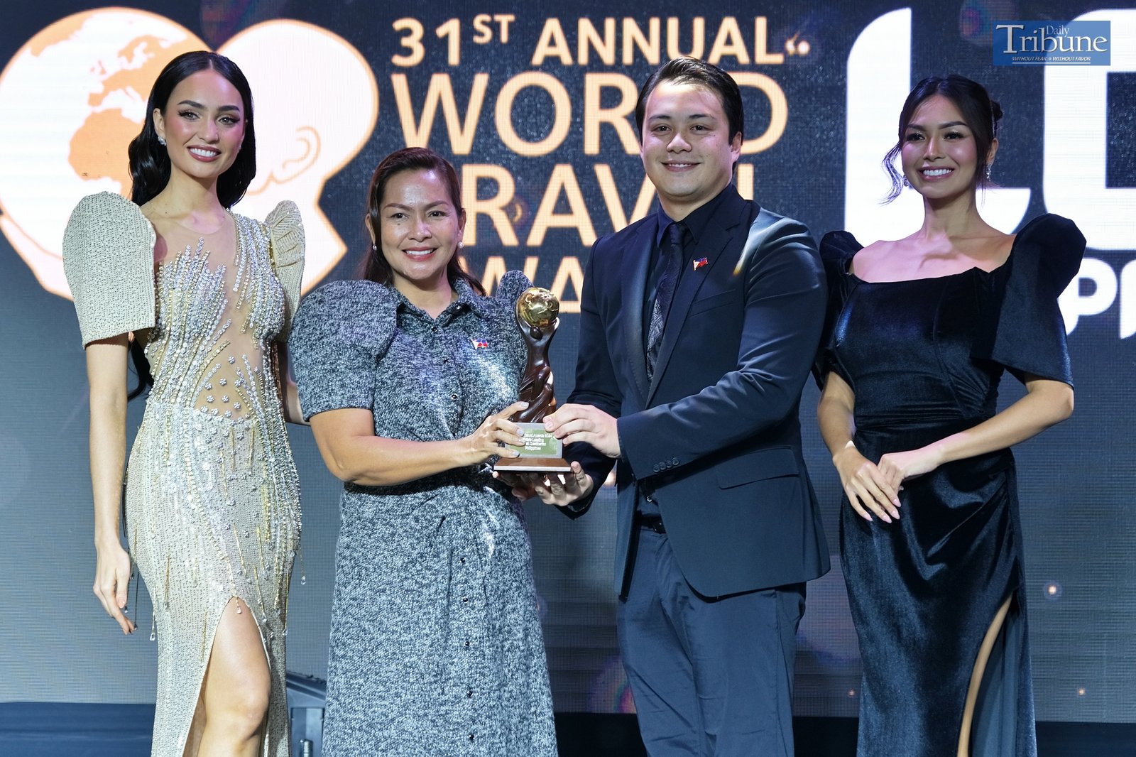 Awardees on stage