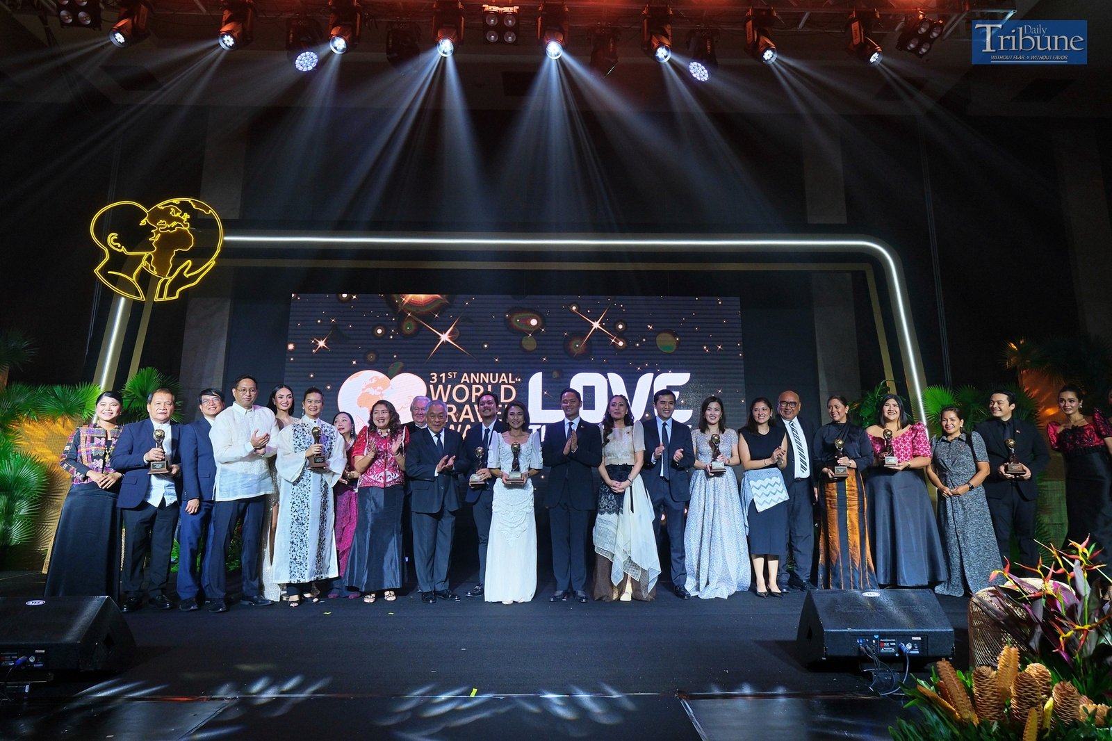 Awardees on stage