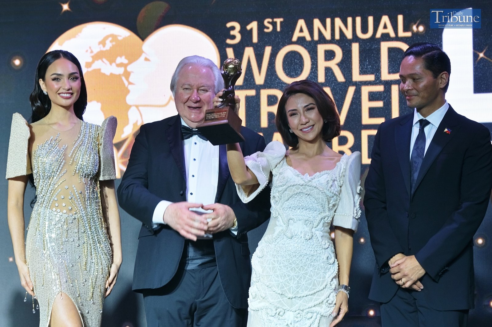 Awardees on stage