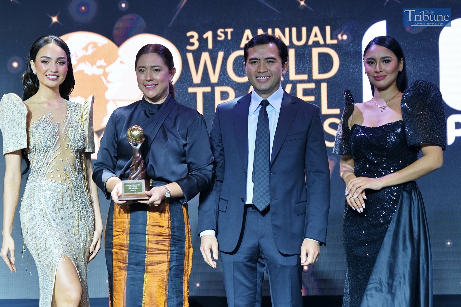 Awardees on stage