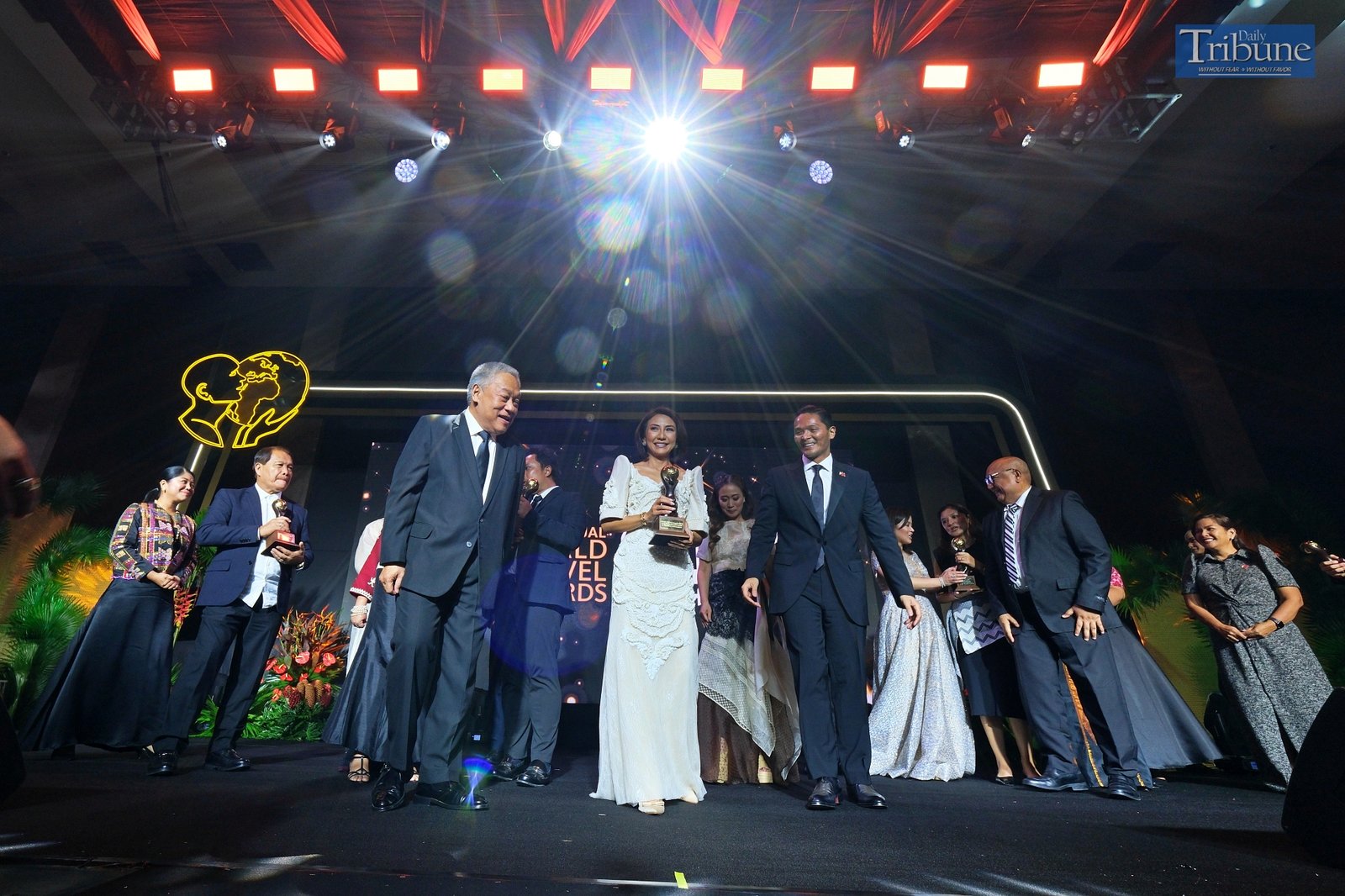 Awardees on stage