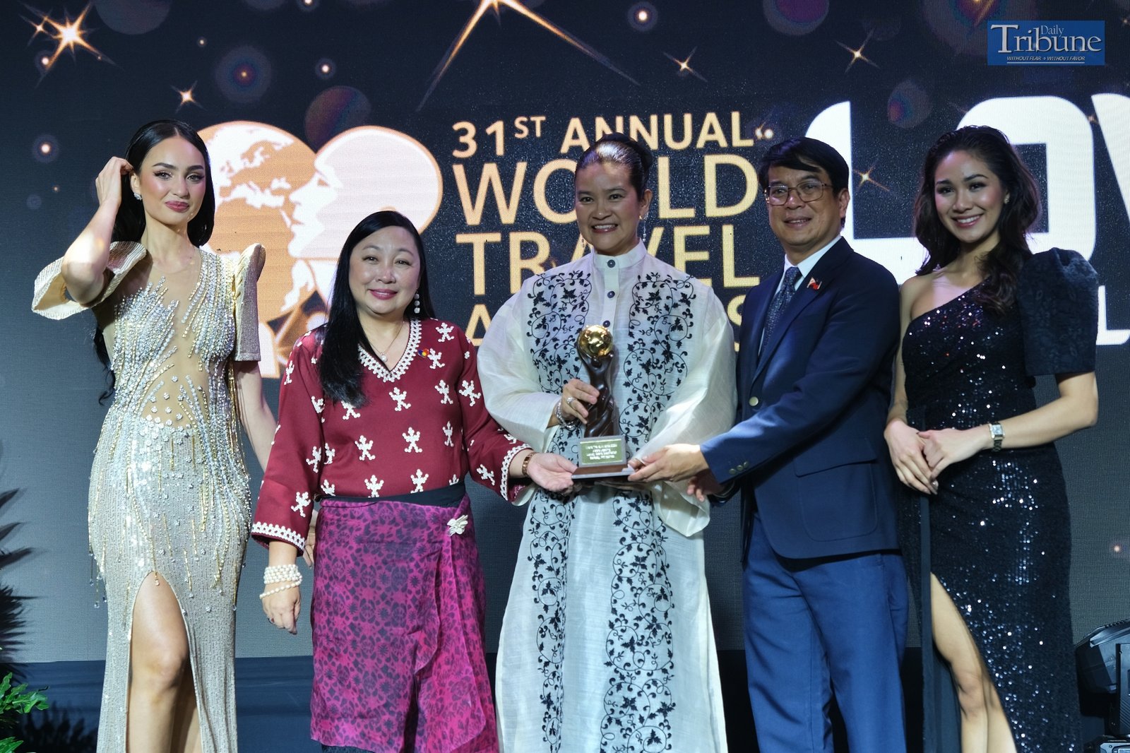 Awardees on stage