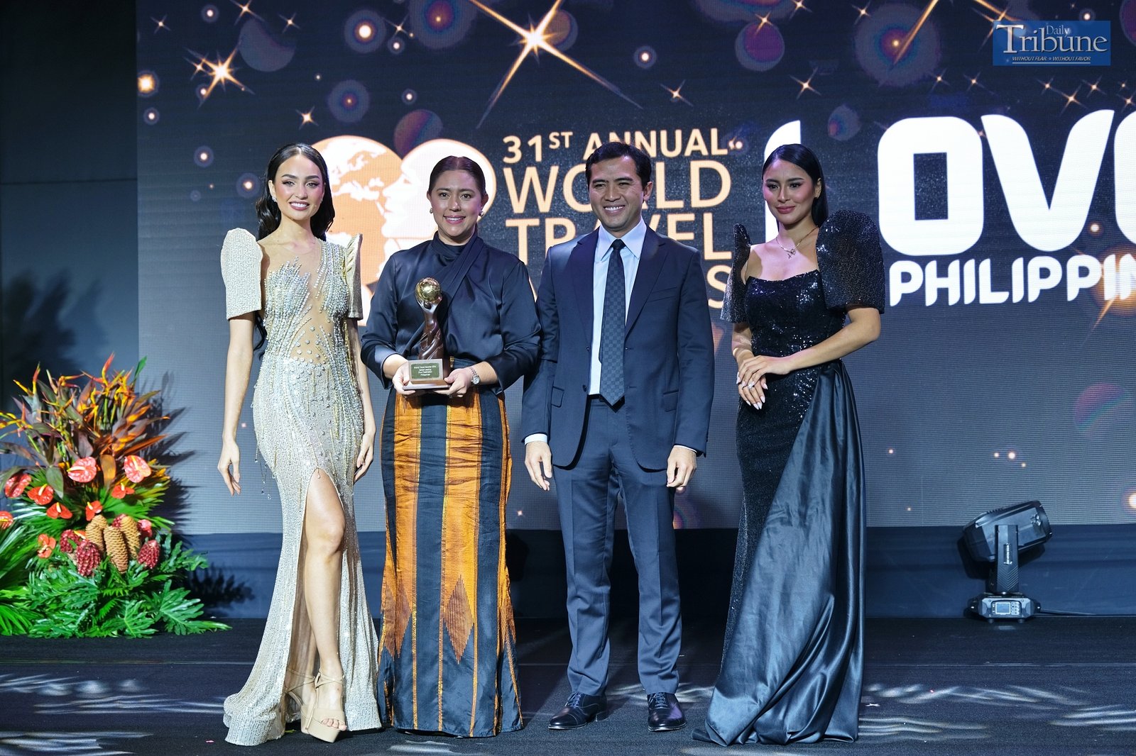 Awardees on stage