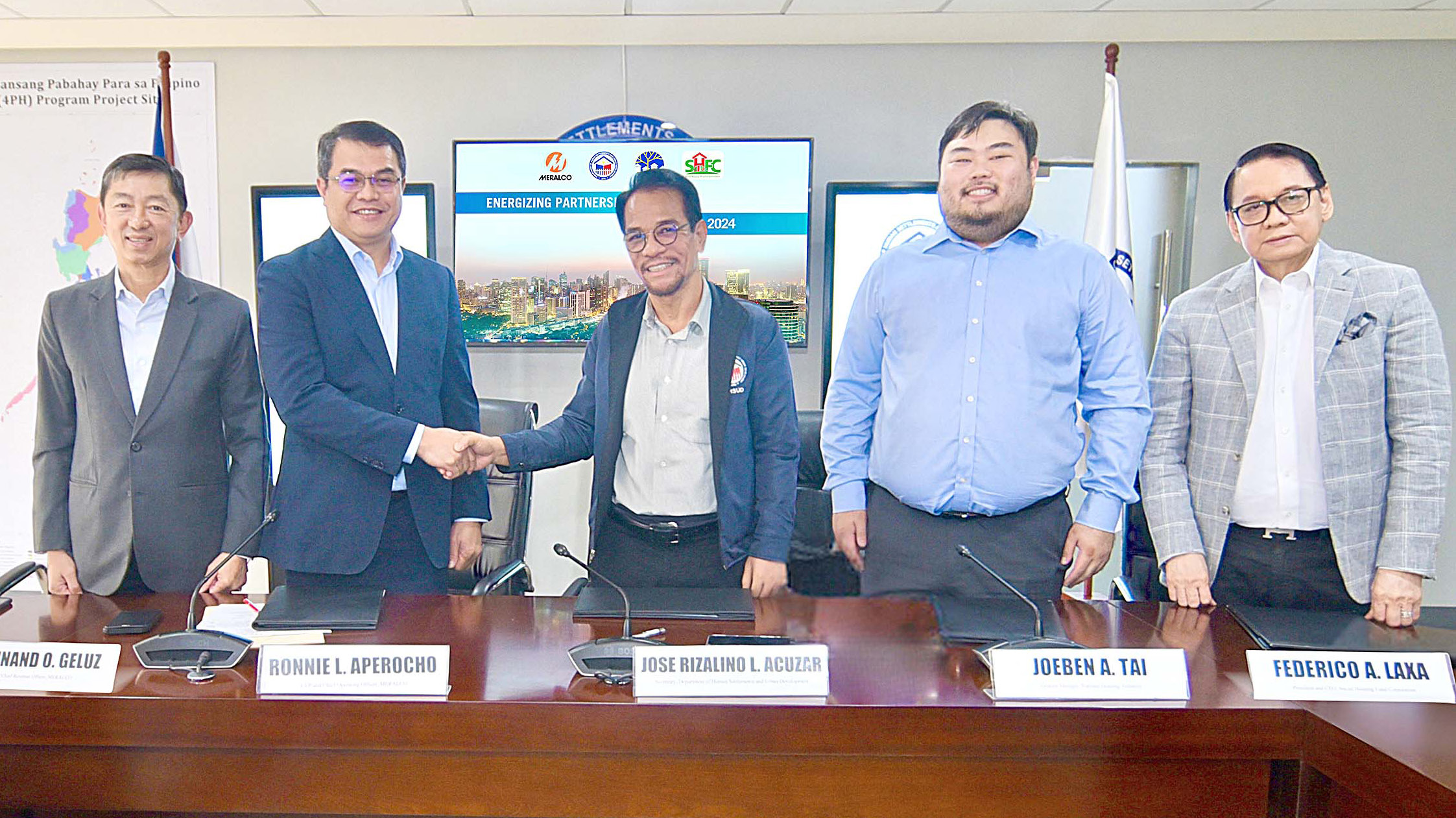 Meralco commits full support for government housing projects