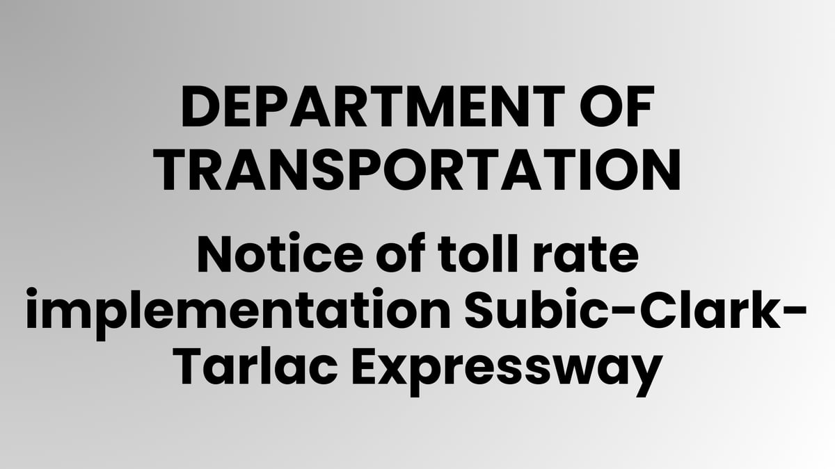 Department of Transportation