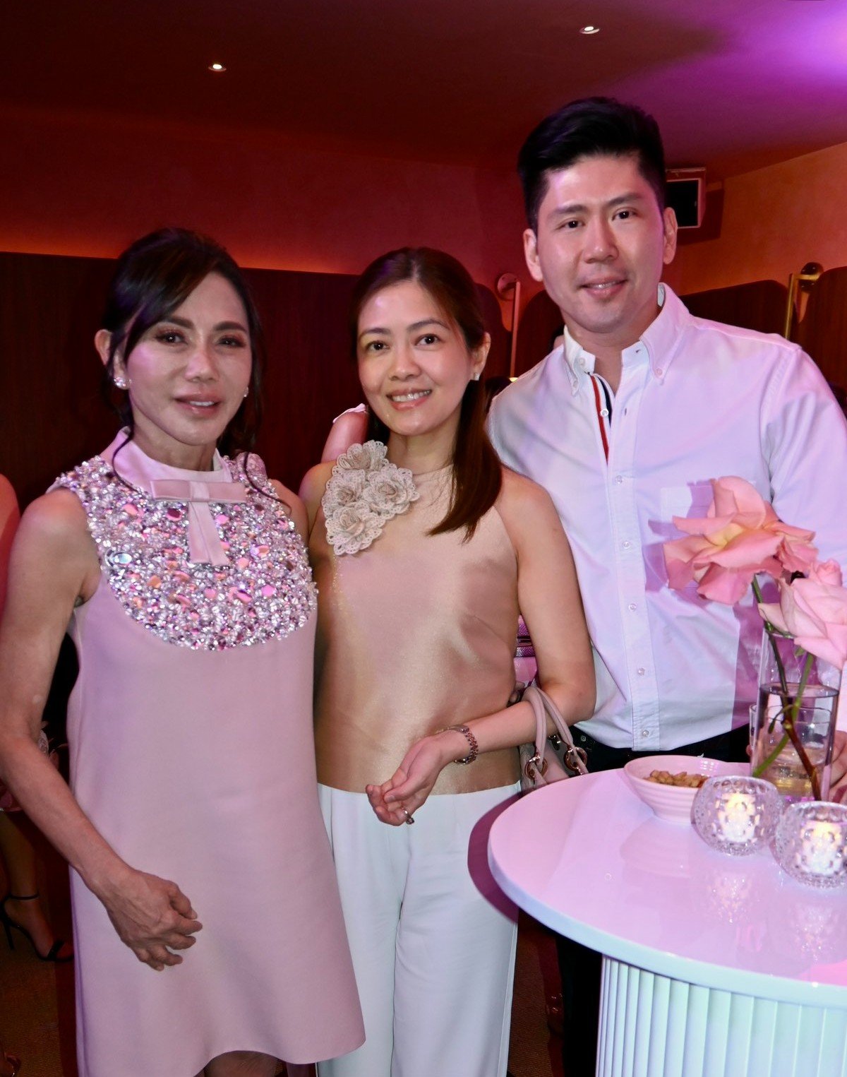 Vicky Belo, Jinky Tobiano and Gerry Sy.