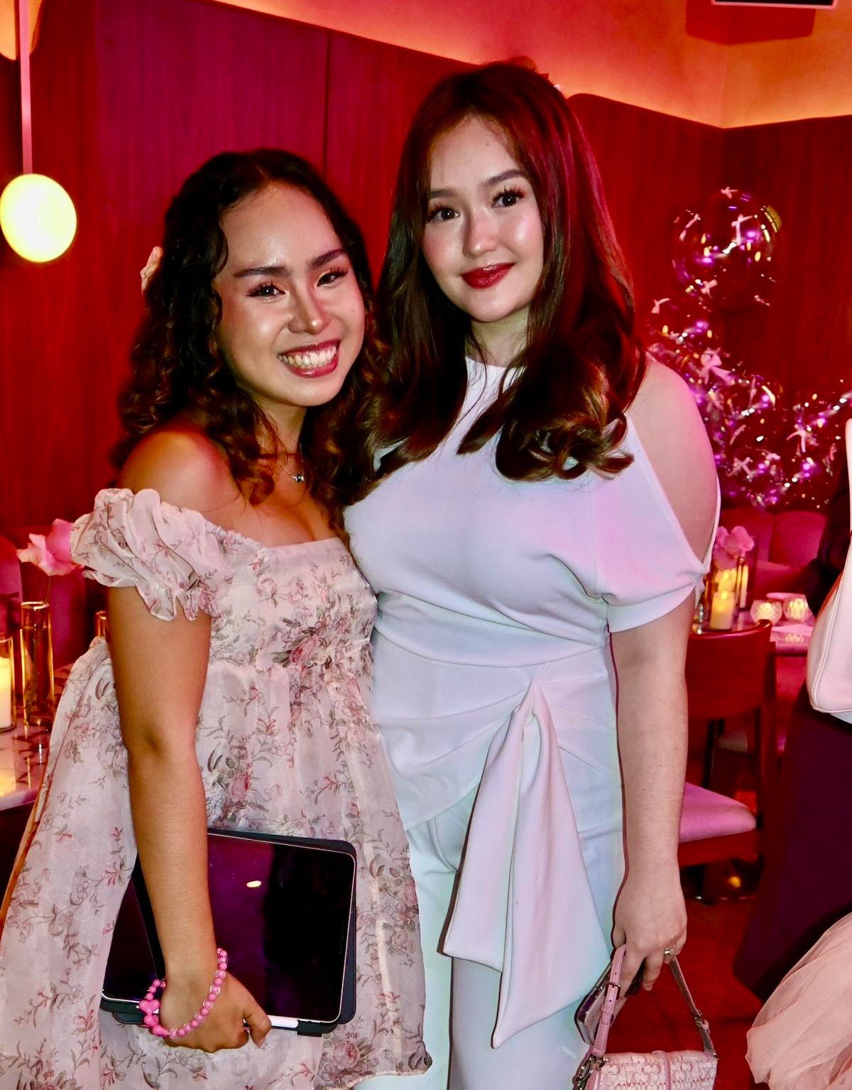 Ikari Larraquel and actress Mika
dela Cruz.