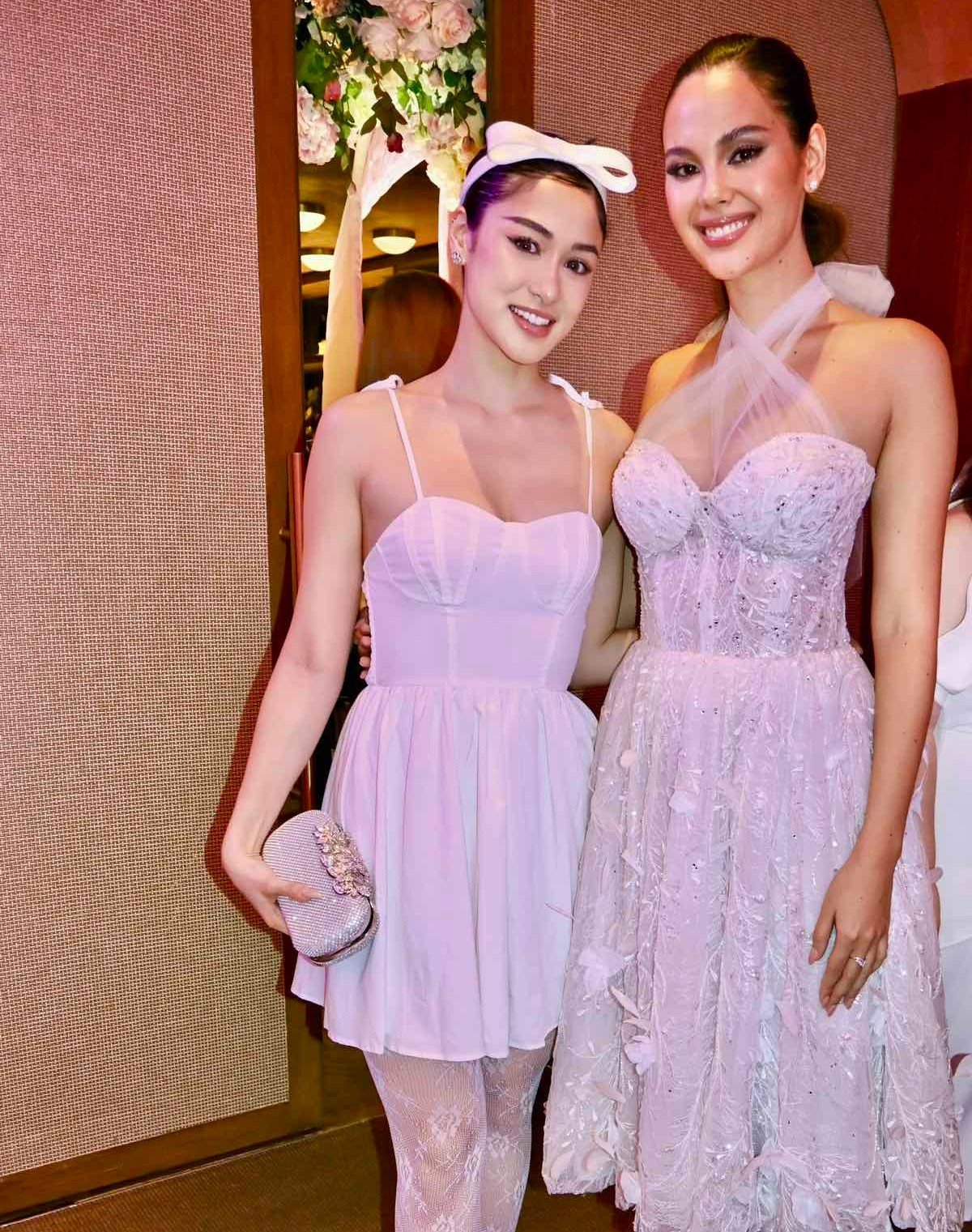 Beautiful Queens Nicole Borromeo and Catriona Gray.