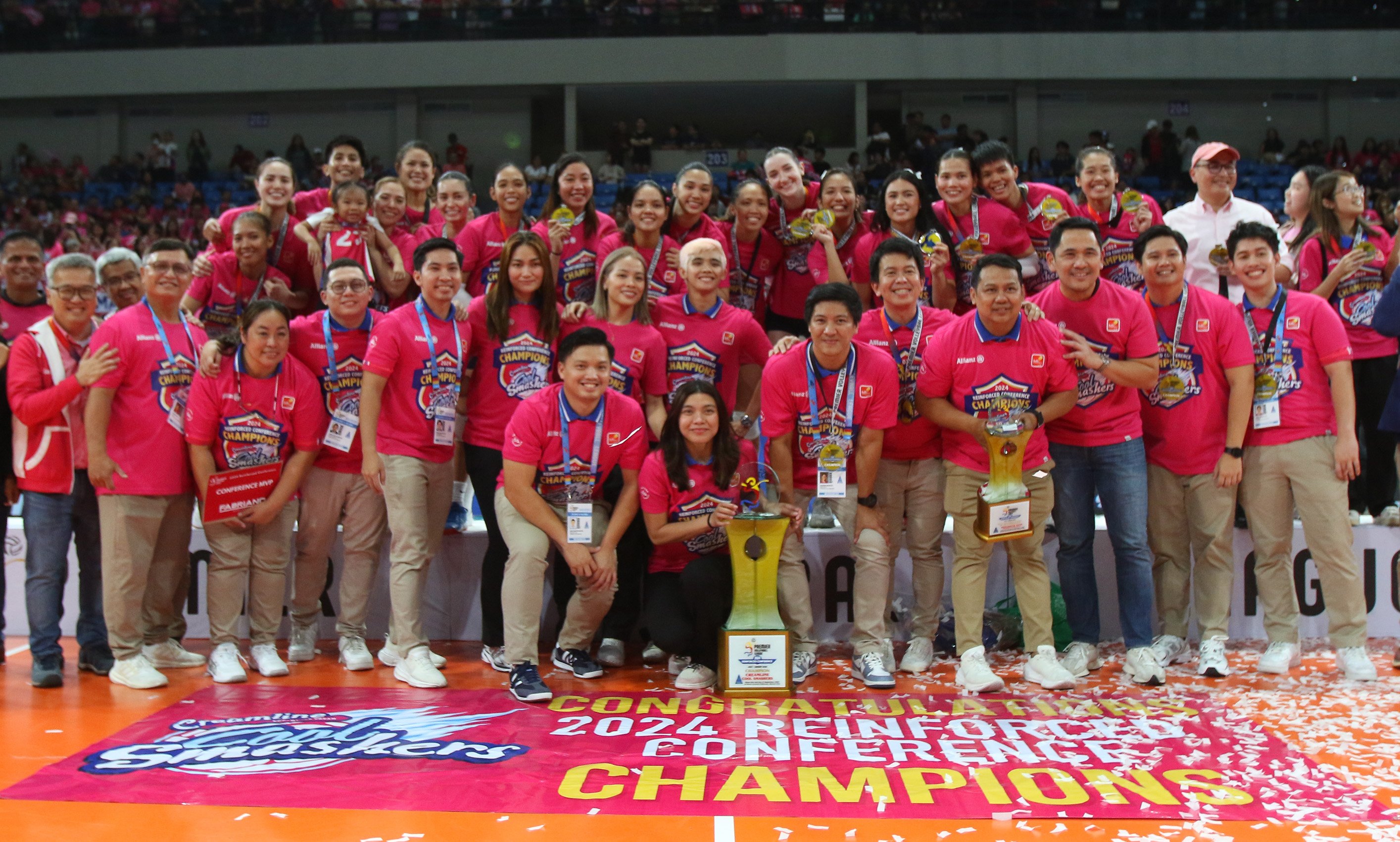 CREAM OF THE CROP: Creamline shows why it is the queen of PVL